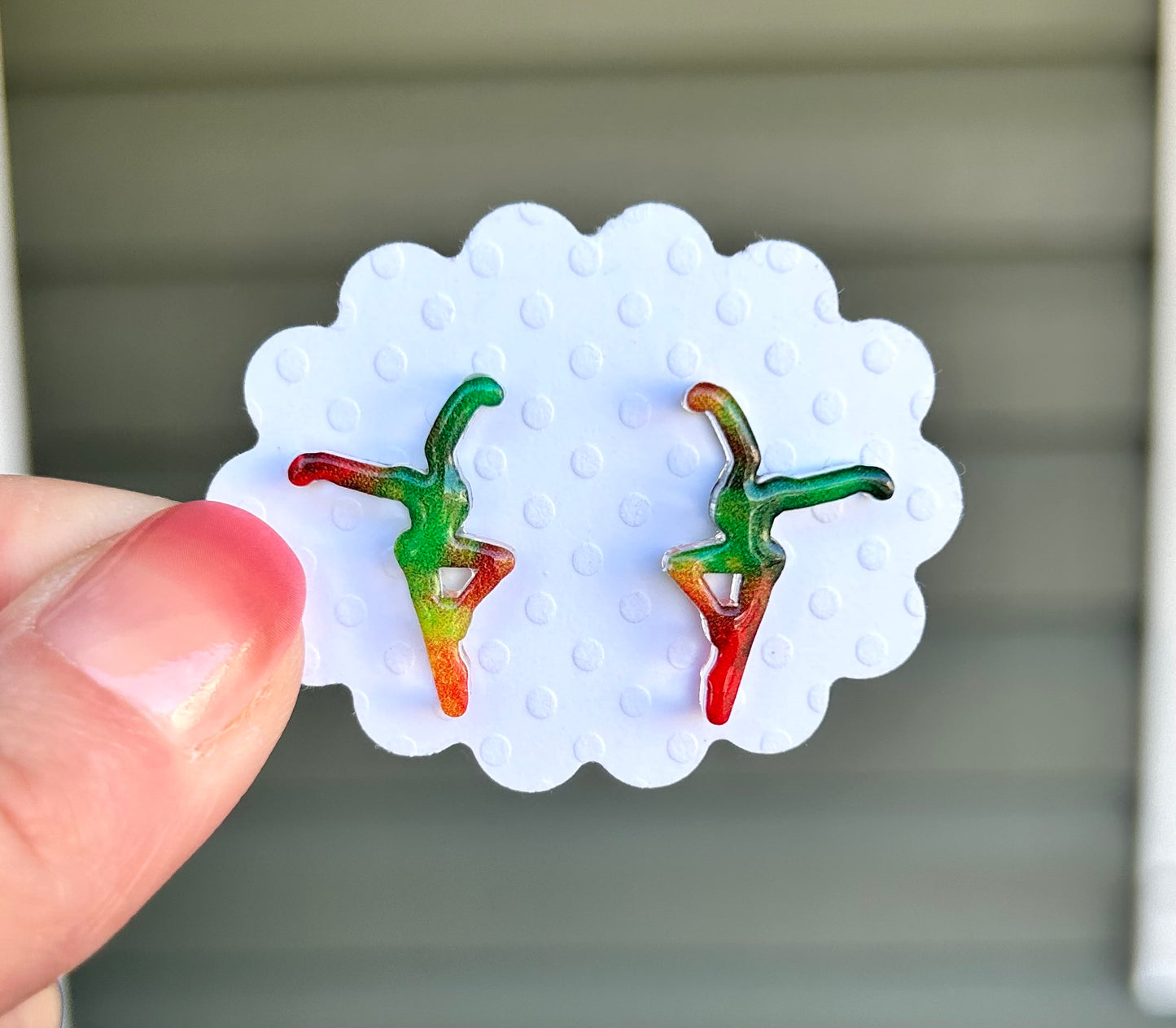 Multi-Colored Specialty Stud Earrings