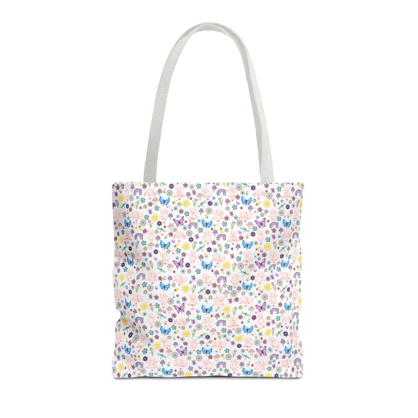 Cute Floral Pig Tote Bag - Don't Burn the Day