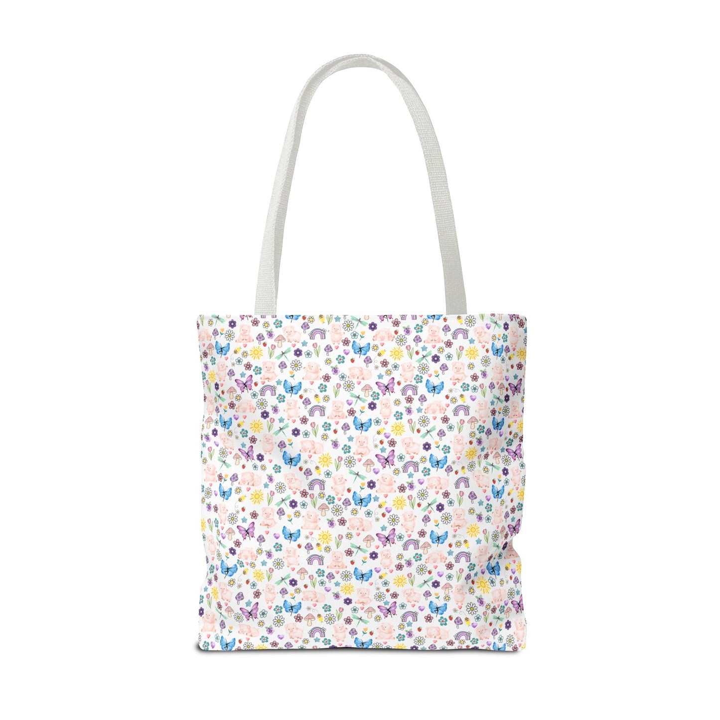 Cute Floral Pig Tote Bag - Don't Burn the Day