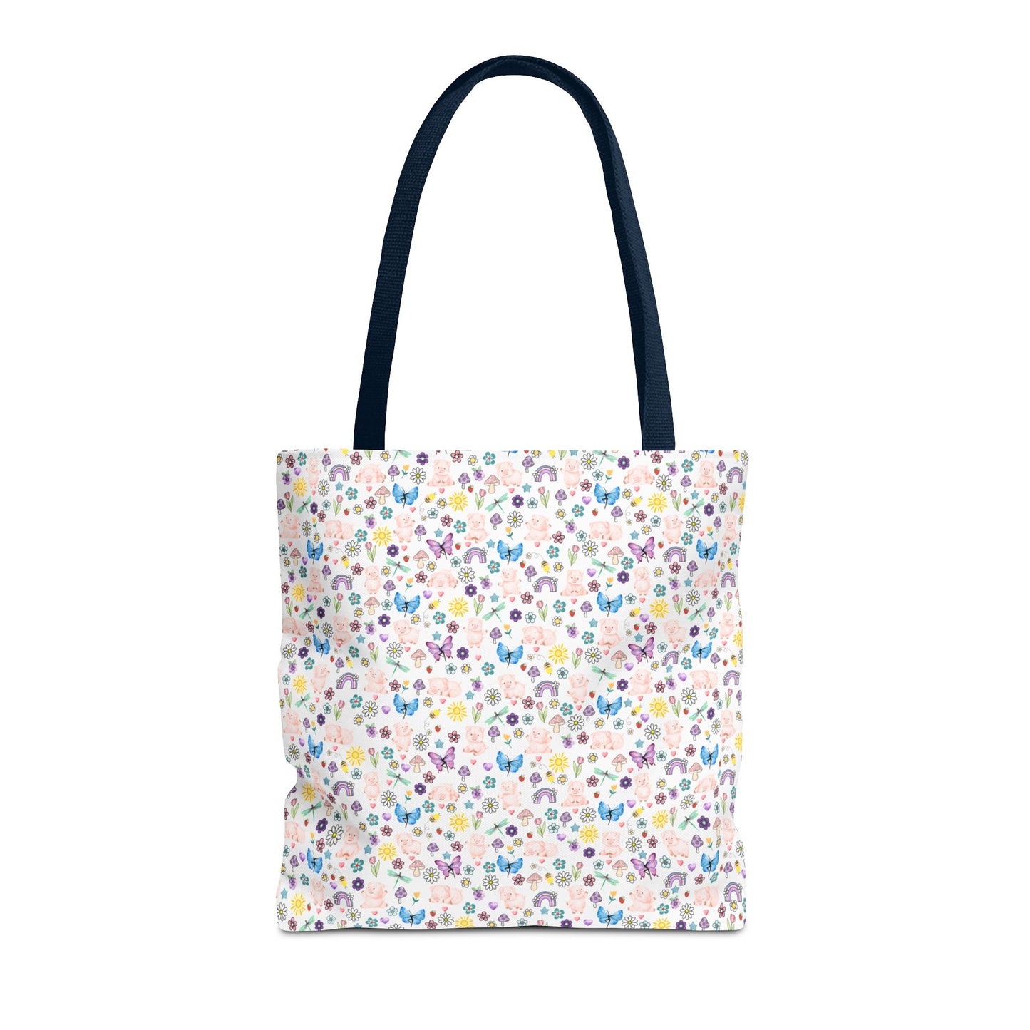 Cute Floral Pig Tote Bag - Don't Burn the Day