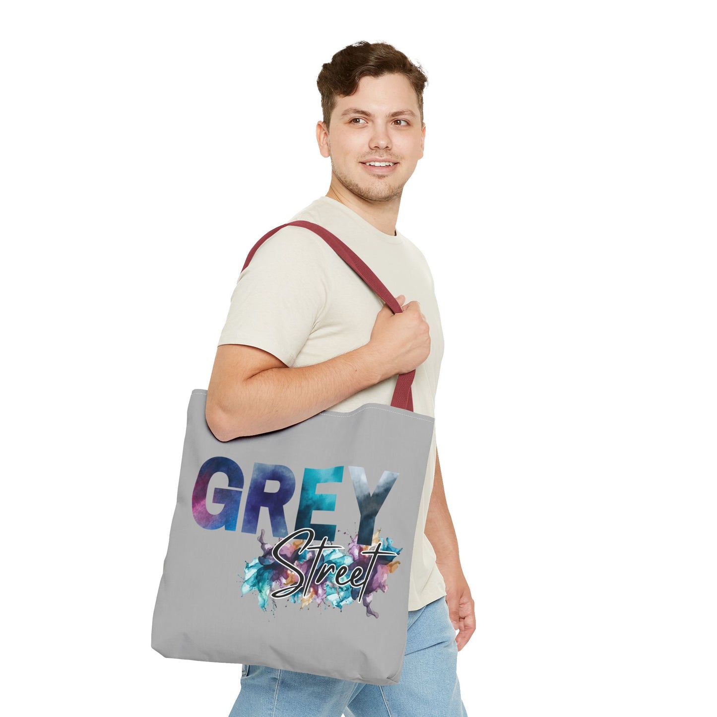 Grey Street Vibes Tote Bag - COLOR GREY ~Stylish & Functional for Everyday Use