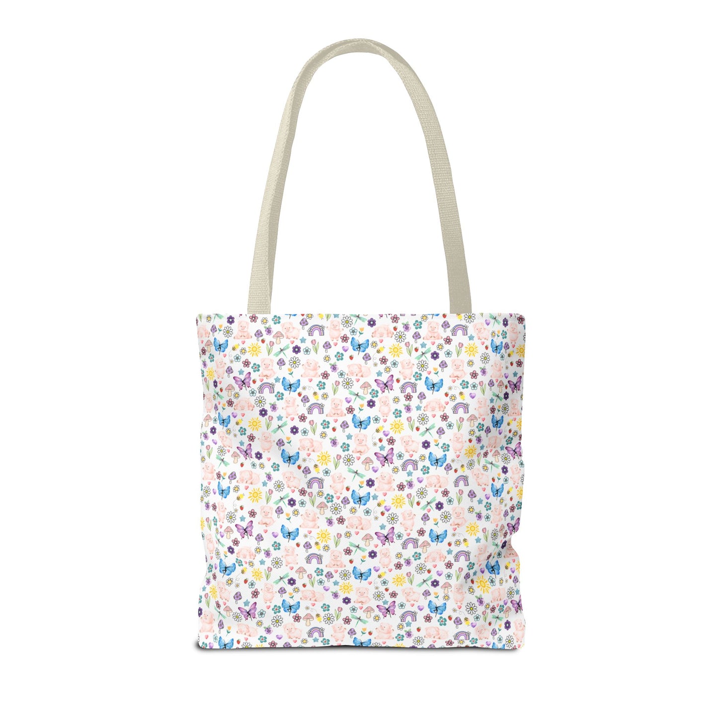 Cute Floral Pig Tote Bag - Don't Burn the Day