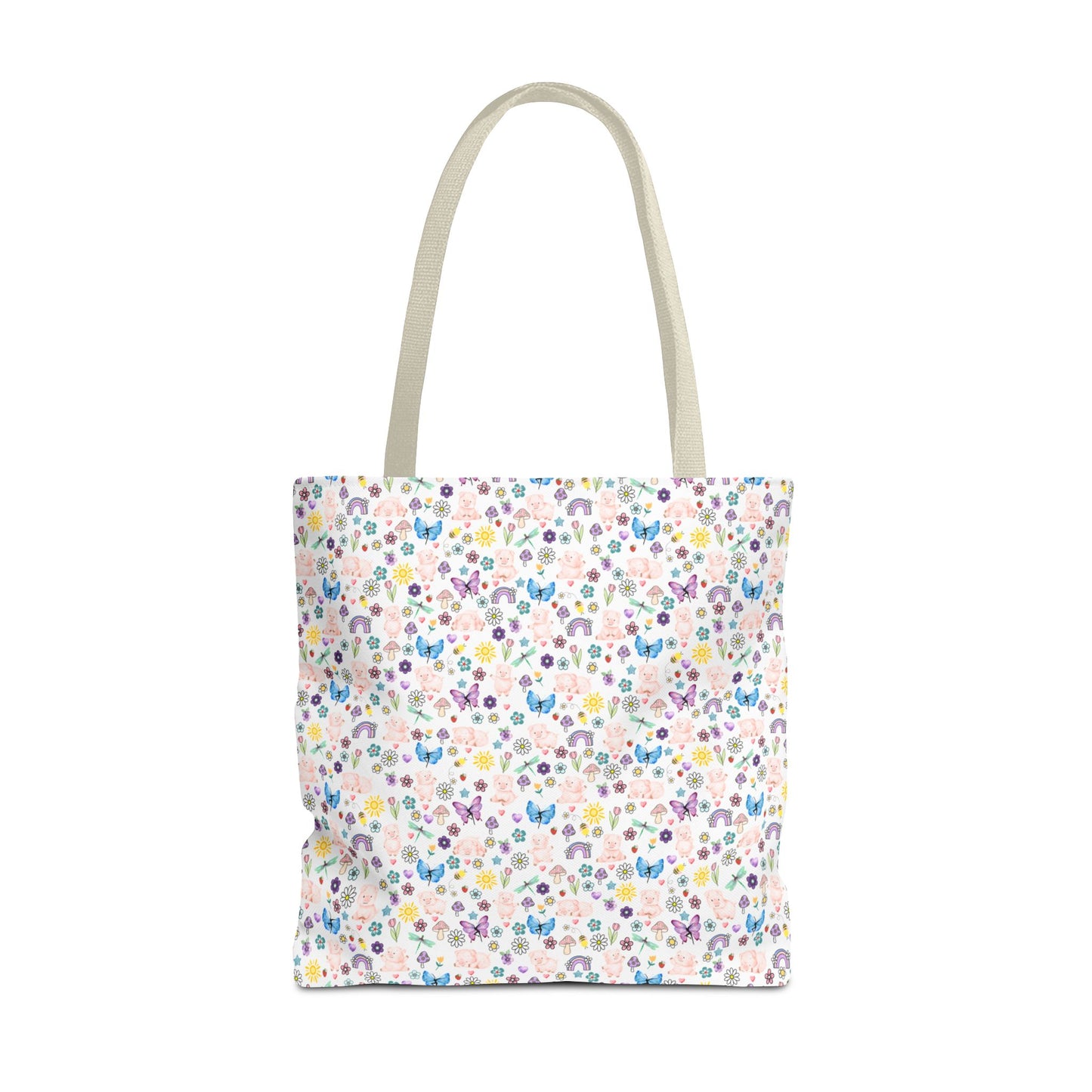 Cute Floral Pig Tote Bag - Don't Burn the Day