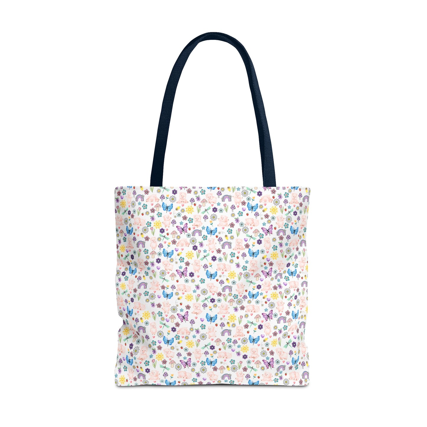 Cute Floral Pig Tote Bag - Don't Burn the Day