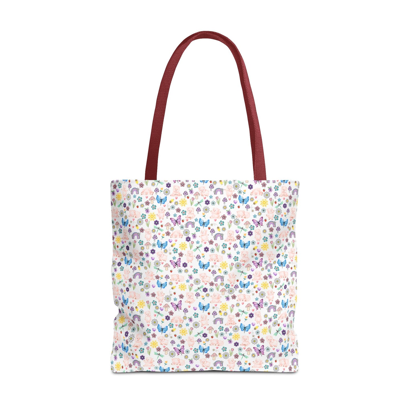 Cute Floral Pig Tote Bag - Don't Burn the Day