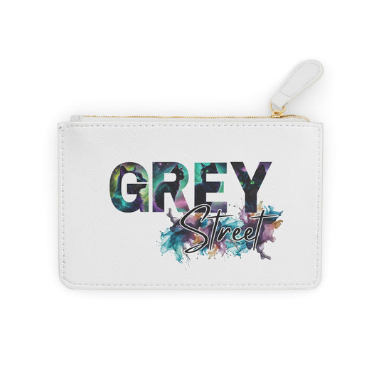 Stylish Mini Clutch Bag - "GREY Street/Black Cat Changing Colors" Design for Everyday Use