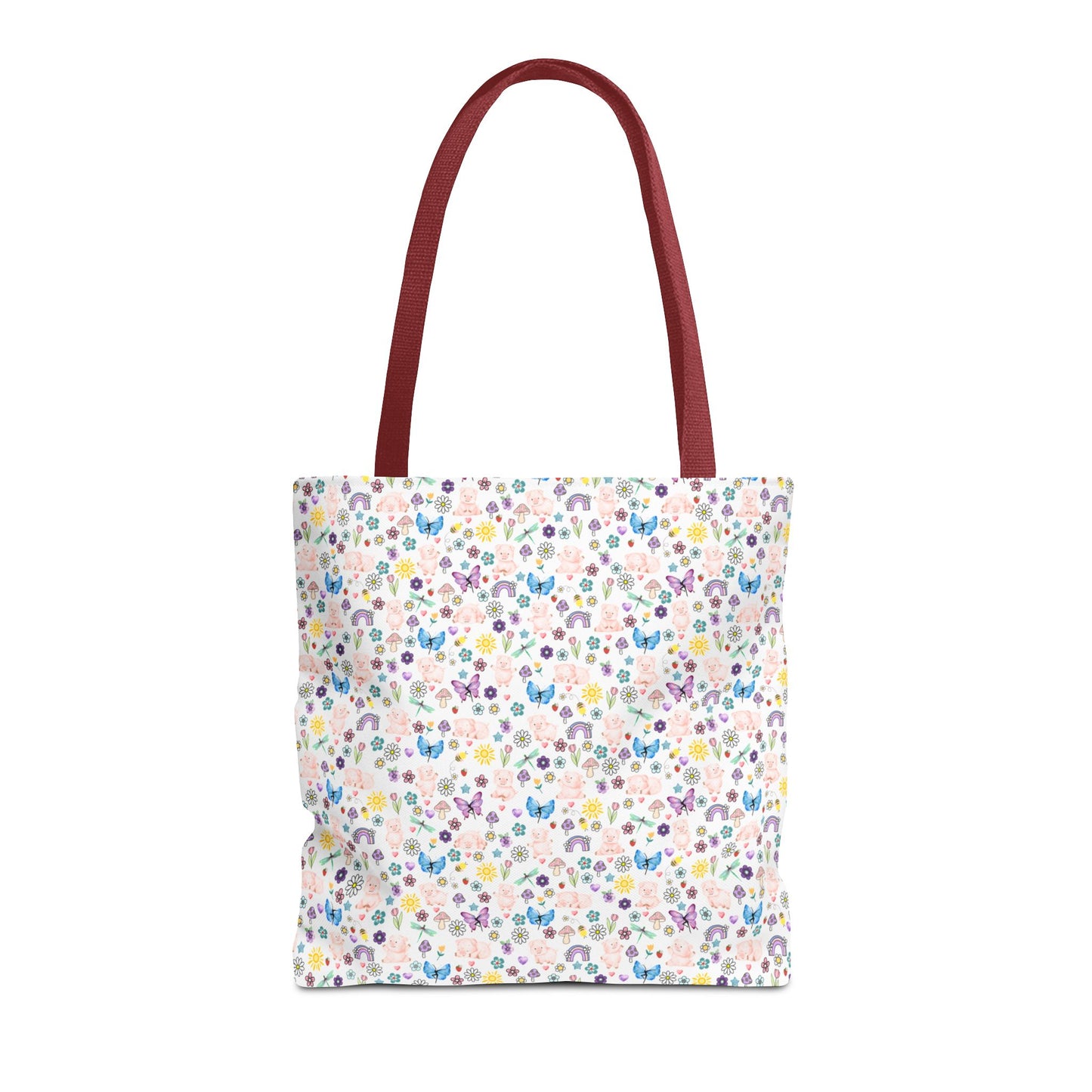 Cute Floral Pig Tote Bag - Don't Burn the Day