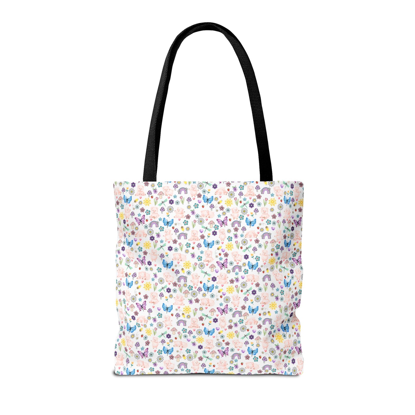 Cute Floral Pig Tote Bag - Don't Burn the Day