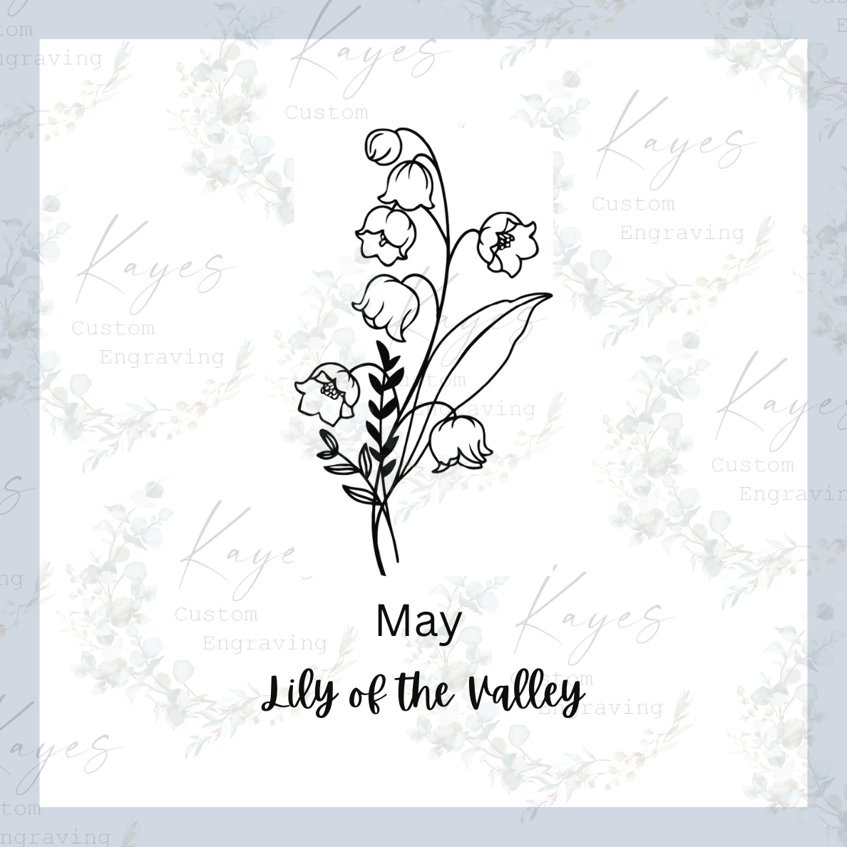 Birth Month Flower Wall Art and Shelf Decor