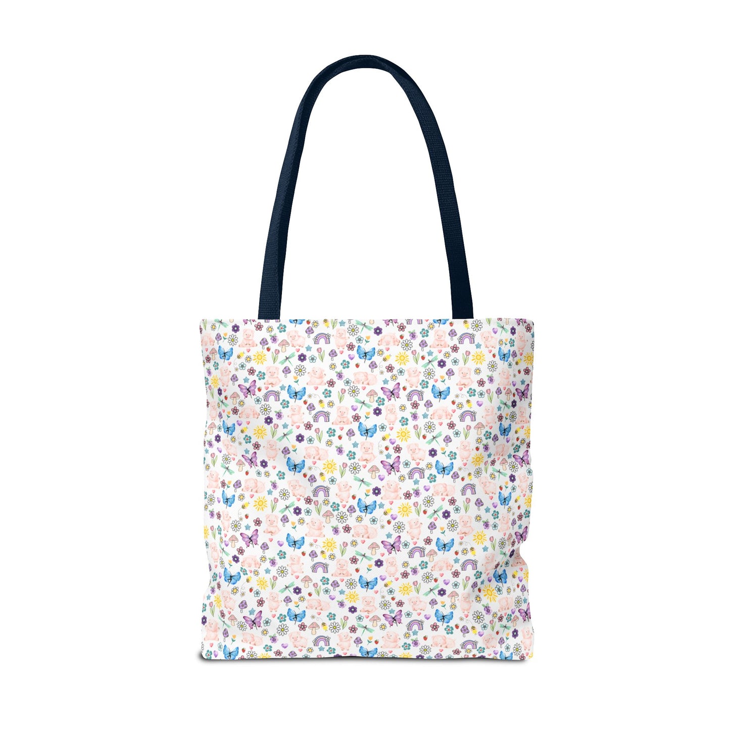 Cute Floral Pig Tote Bag - Don't Burn the Day