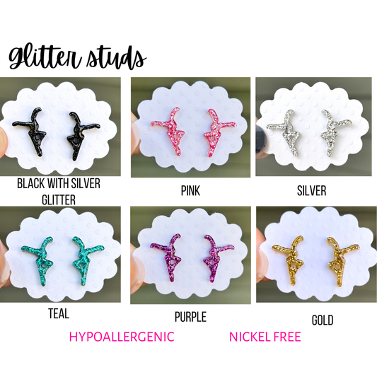Glitter Studs
