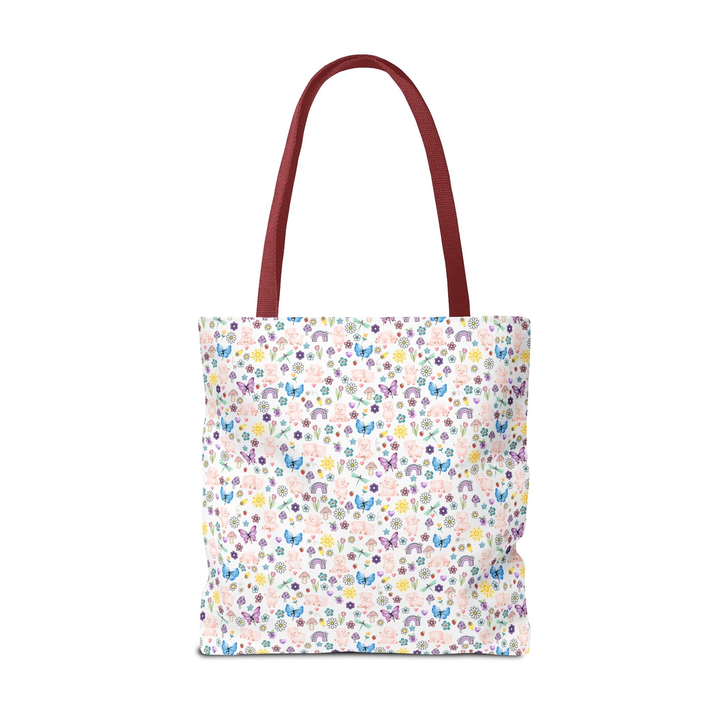 Cute Floral Pig Tote Bag - Don't Burn the Day