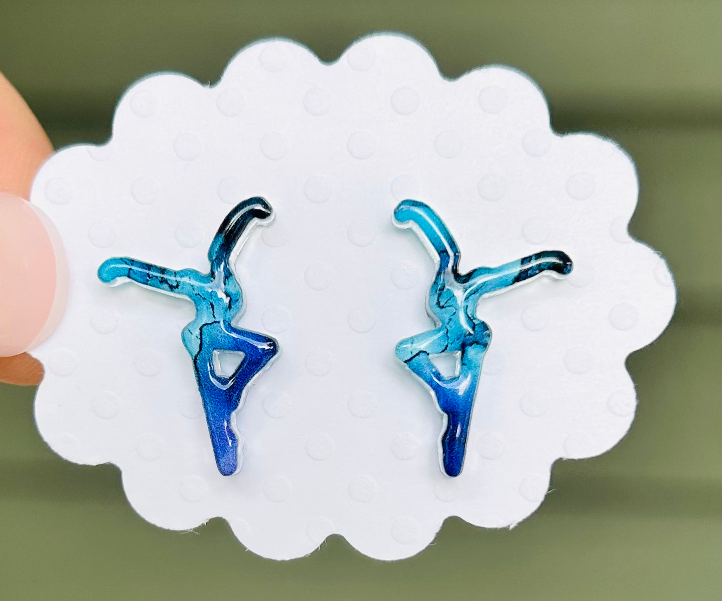 Multi-Colored Specialty Stud Earrings