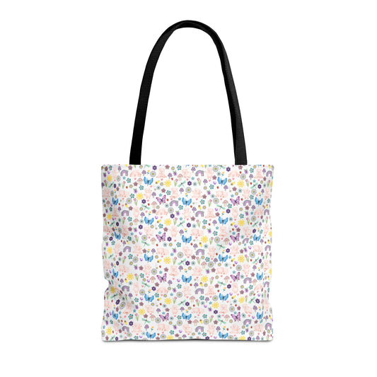 Cute Floral Pig Tote Bag - Don't Burn the Day