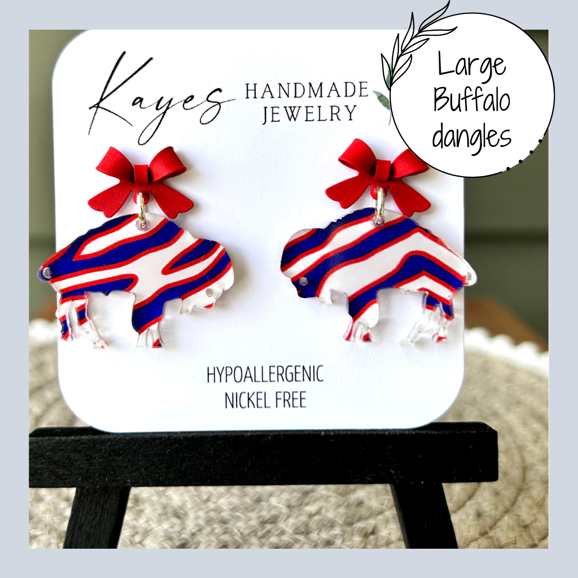 Buffalos with bows