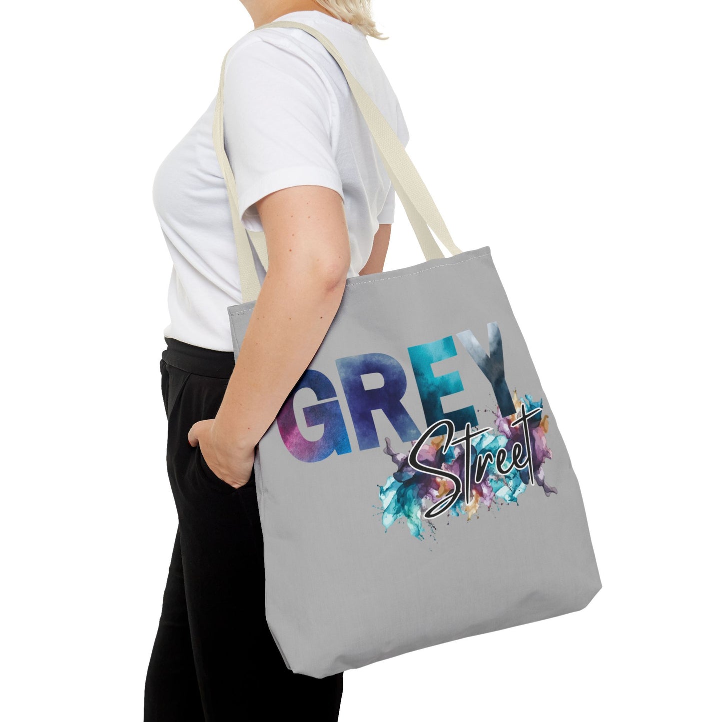Grey Street Vibes Tote Bag - COLOR GREY ~Stylish & Functional for Everyday Use