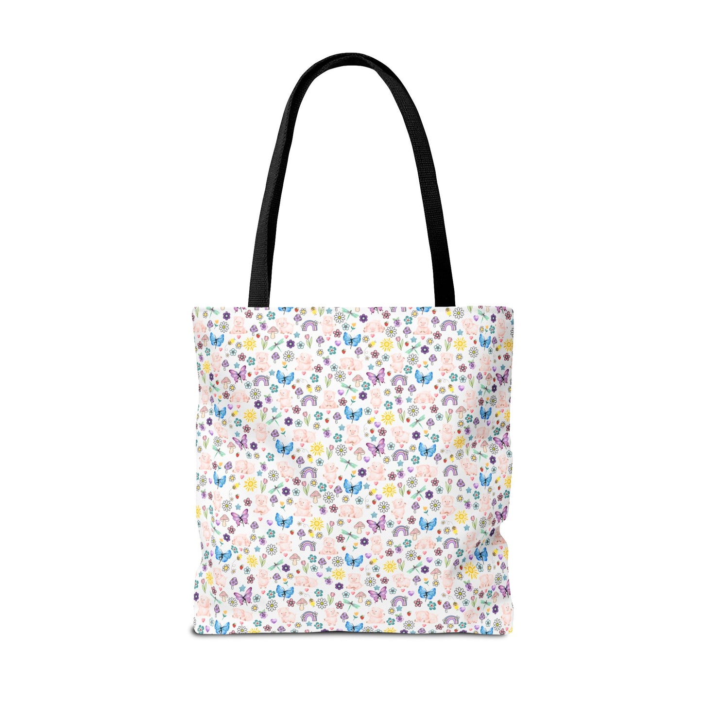 Cute Floral Pig Tote Bag - Don't Burn the Day