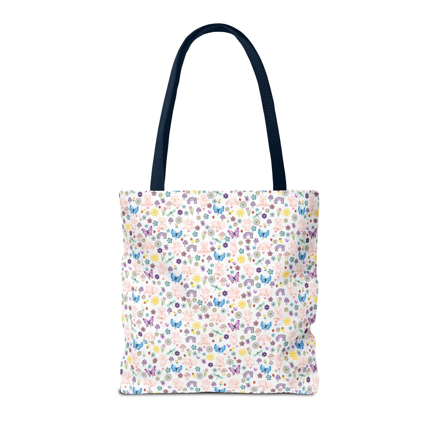 Cute Floral Pig Tote Bag - Don't Burn the Day