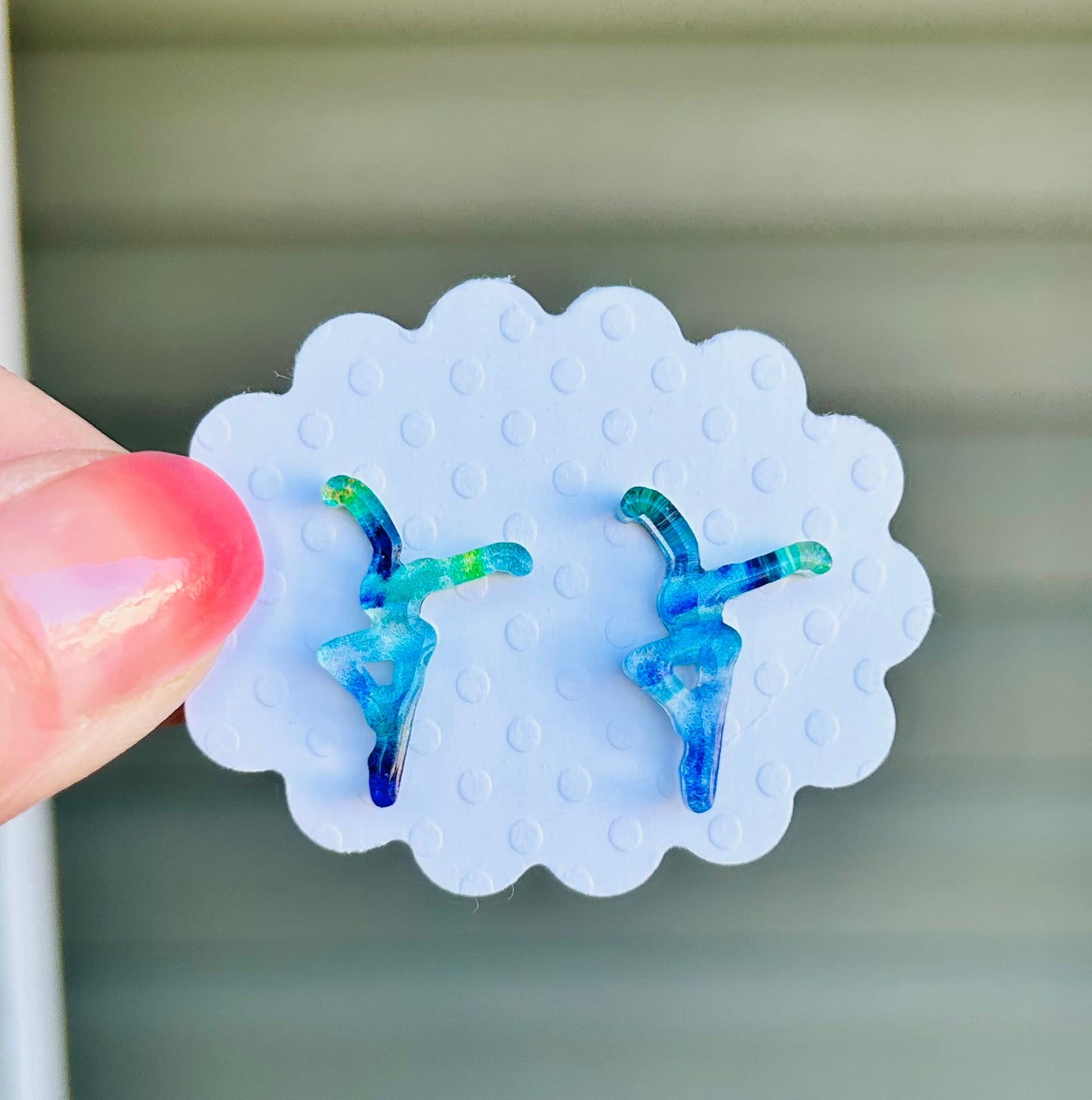 Multi-Colored Specialty Stud Earrings