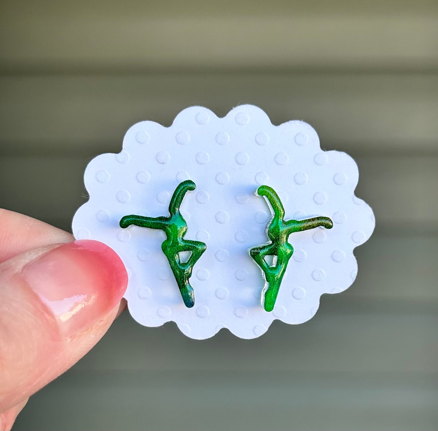 Multi-Colored Specialty Stud Earrings