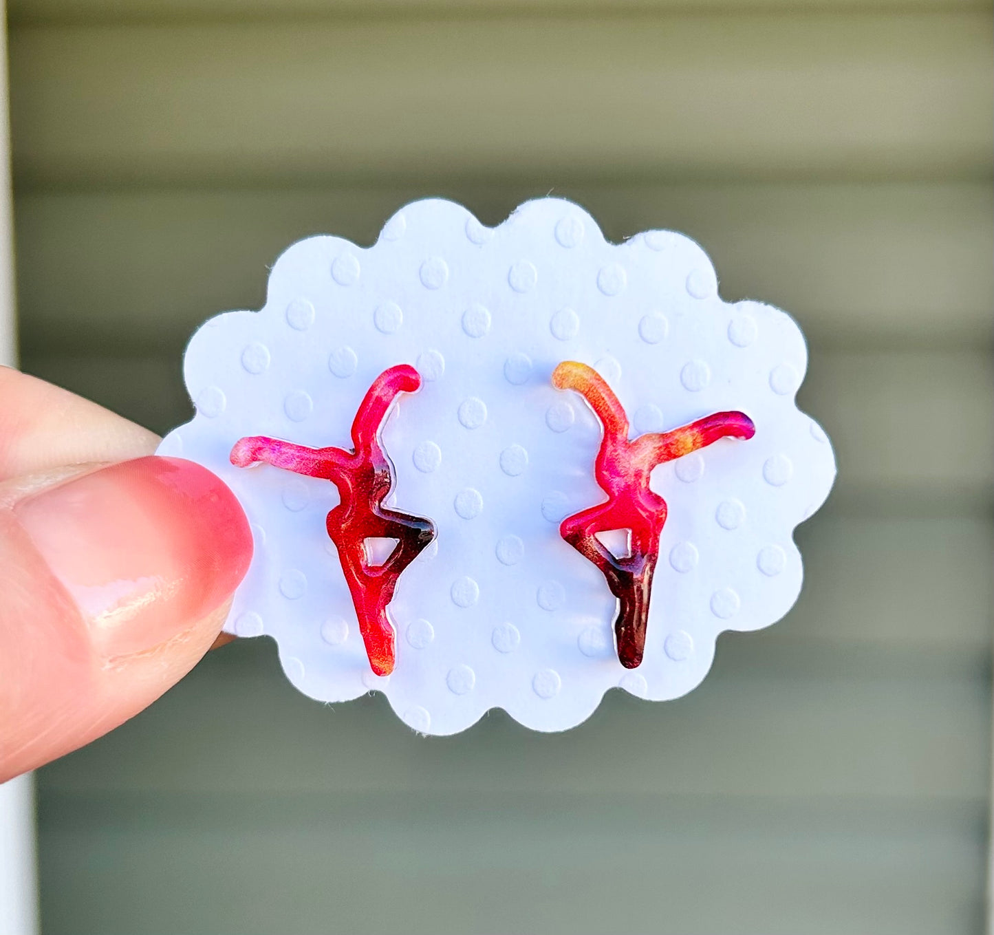 Multi-Colored Specialty Stud Earrings