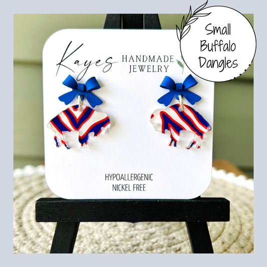 Buffalos with bows