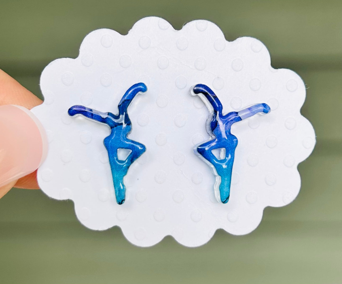 Multi-Colored Specialty Stud Earrings