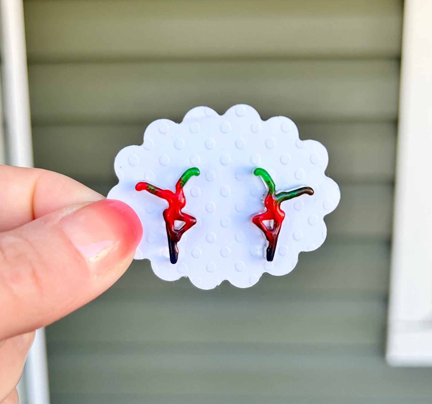 Multi-Colored Specialty Stud Earrings