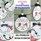 States or Countries Ornaments