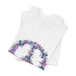 Floral Peace Sign  Unisex Comfort Soft Jersey Tee