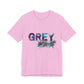 Grey Street Unisex Soft Jersey Tee -Vibrant Muted Colors captivates the vibe of Grey Street