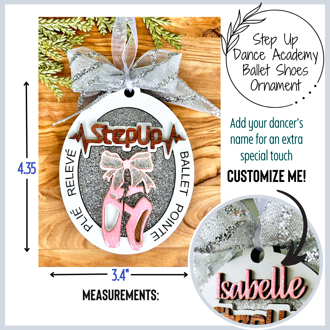 Step Up Dance Academy Ornaments