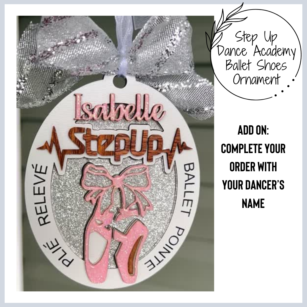 Step Up Dance Academy Ornaments