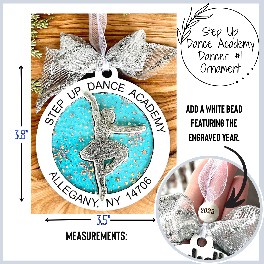 Step Up Dance Academy Ornaments