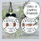 States or Countries Ornaments