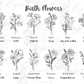 Birth Month Flower Wall Art and Shelf Decor